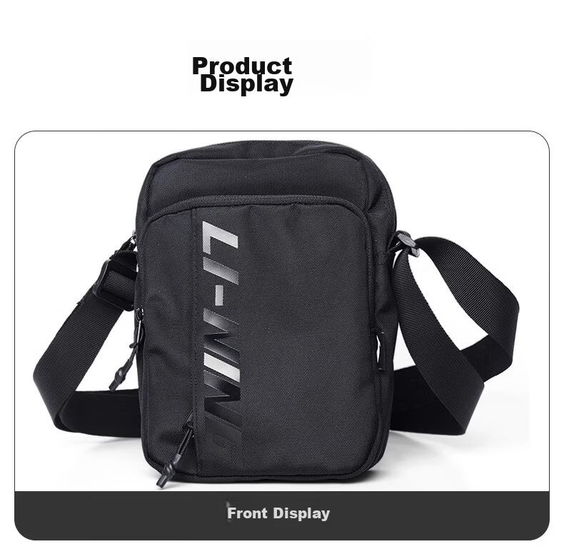Li-Ning Unisex Crossbody Bag Cycling Shoulder Bag Multifunctional Commuter Outdoor Travel Chest Casual Bag 17