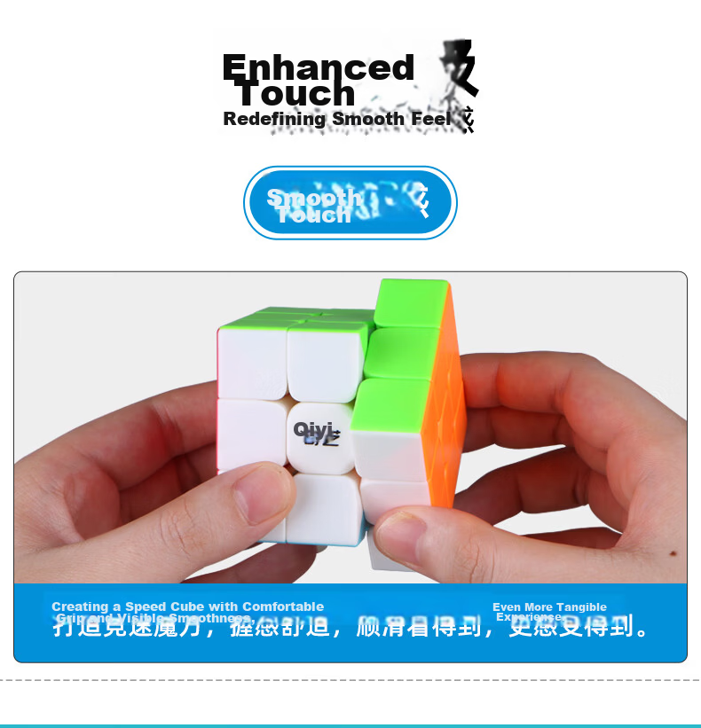 Qiyi XMD Wind 4th Generation Magnetic Cube, 3x3 Speed Cube, Toy for Boys And Girls, Holiday Gift, Competition-Specific, Includes Tutorial 12