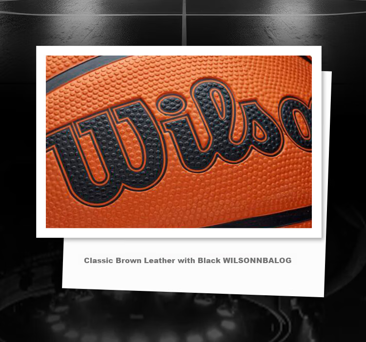 Wilson NCAA ADVANTAGE Rubber Black And Gold Adult Outdoor Standard Size 7 Basketball 5