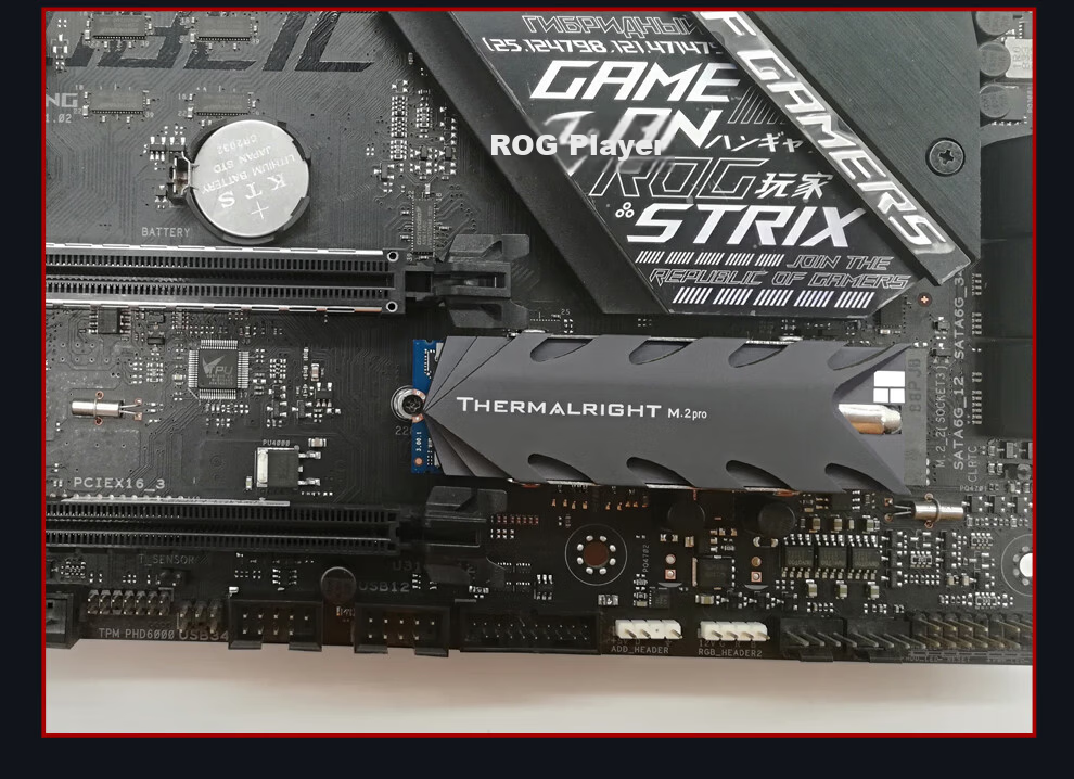 Thermalright TR-M.2 2280 Type A SSD Heatsink, Aluminum Alloy SSD Heat Spreader, Cooling Pad 12