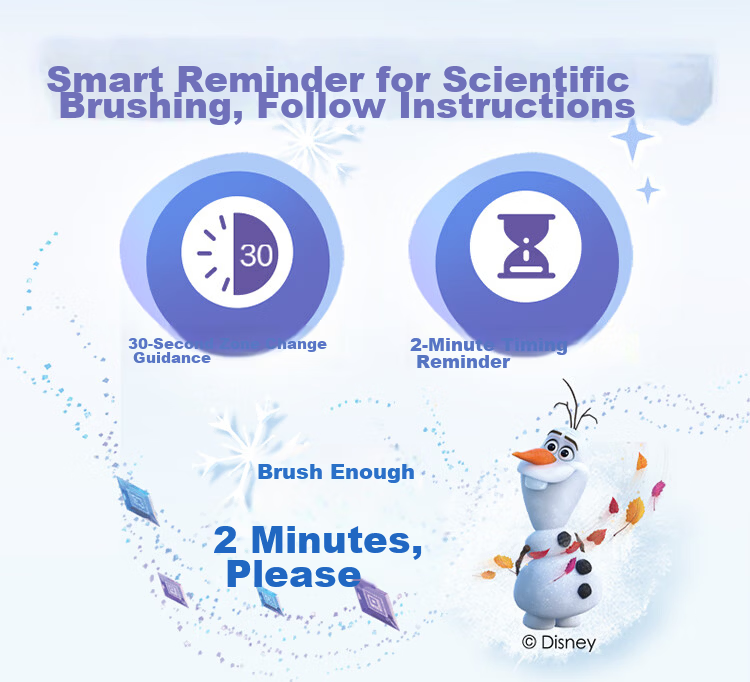 Oral-B Electric Toothbrush D103K Children's Milk Teeth Brush Frozen Brush Head*1 Daily Cleaning And Dental Care (Brush Head Pattern Random) Gift for Kids 7