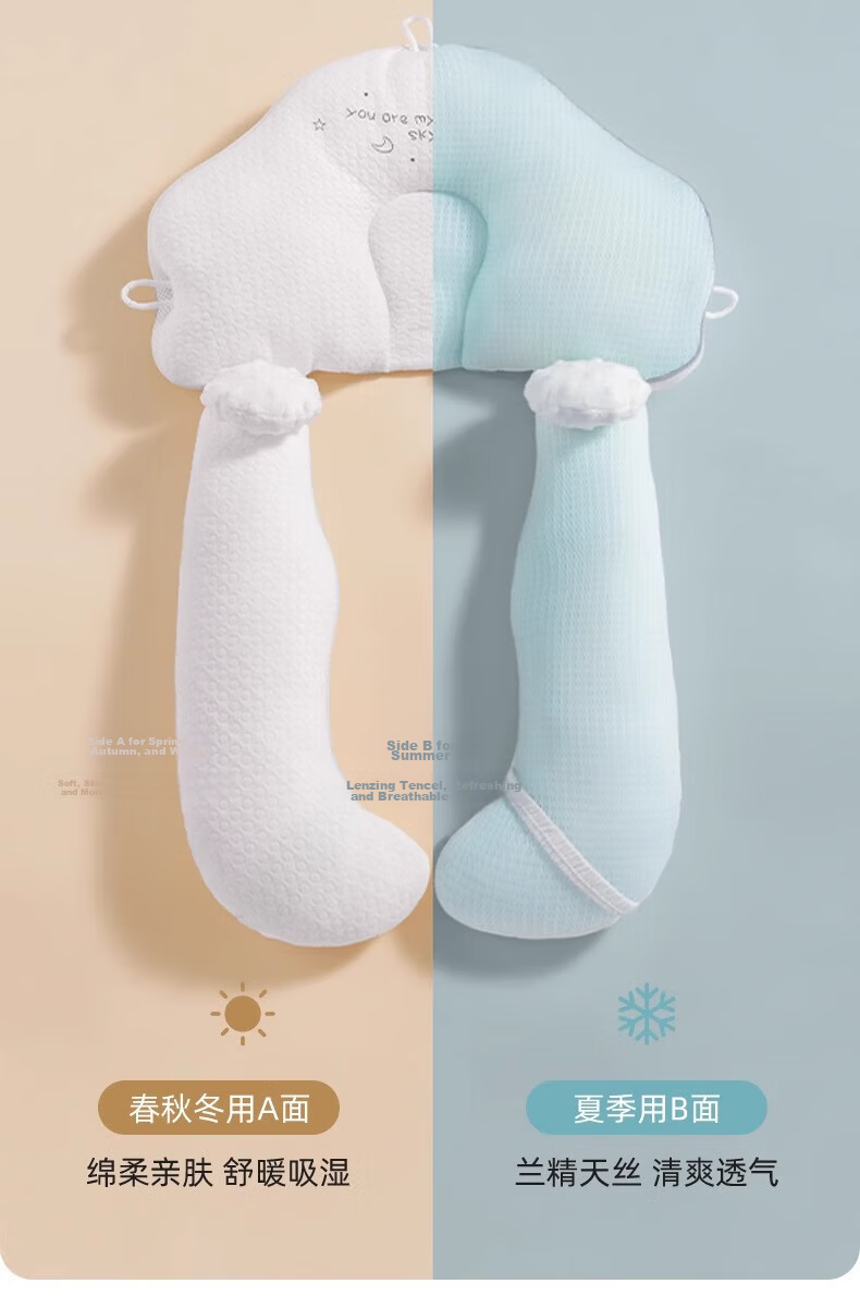 Beitaisi Anti-Reflux Ramp Pad, Baby Feeding Ramp Pillow, Anti-Choking Milk Spill Lying Feeding Breastfeeding Pillow for 0-6 Months 21