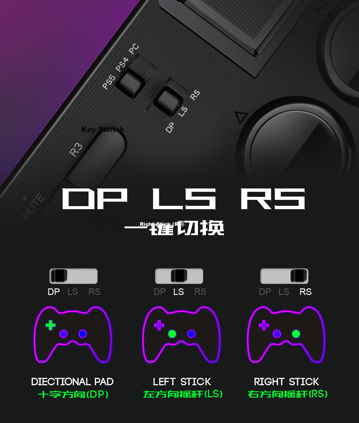 QANBA N3 Drones 2 Arcade Game Controller Large Handle Compatible with PS5/PS4/PC Street Fighter 6 Iron Fist 8 7