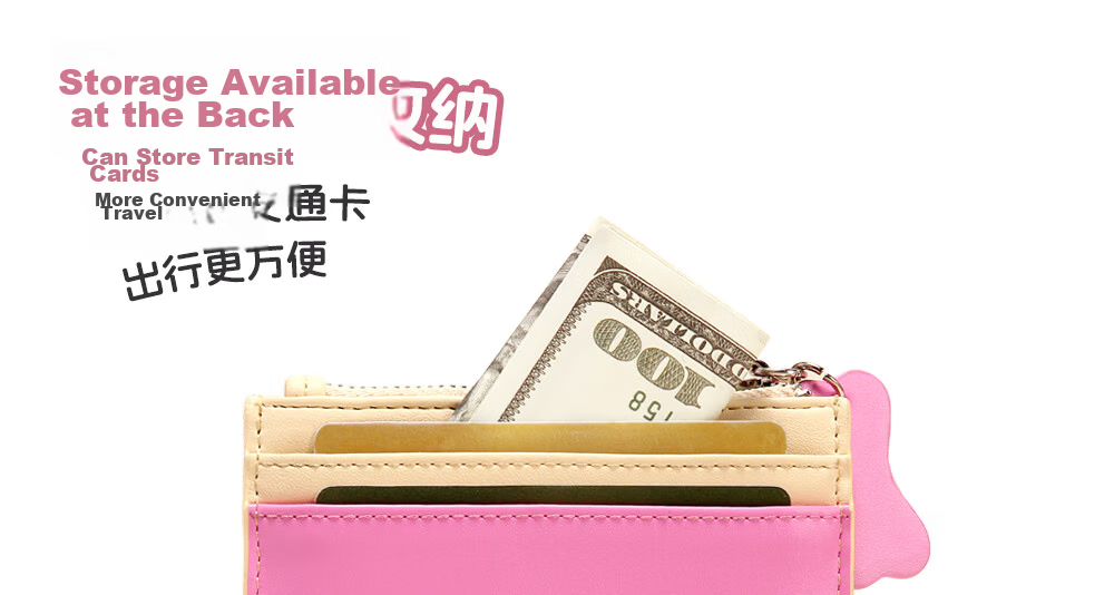 Toutou Short Women's Wallet Dachshund Dog Wallet Card Holder Coin Purse Clutch for Girls Girls' Birthday Gift for Girlfriend 21