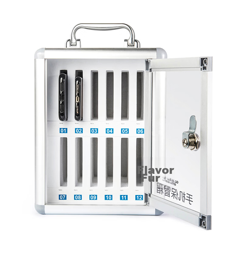 Jinlongxing Mobile Storage Cabinet with Lockable Aluminum Alloy 36 Compartments for Workshop, School, Student, Office, and Meeting 14