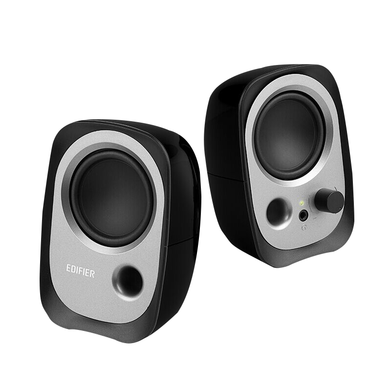 EDIFIER R12U Stylish Appearance Pure Sound Entry-Level Mini 2.0 Desktop Speakers Laptop Computer Speakers Black