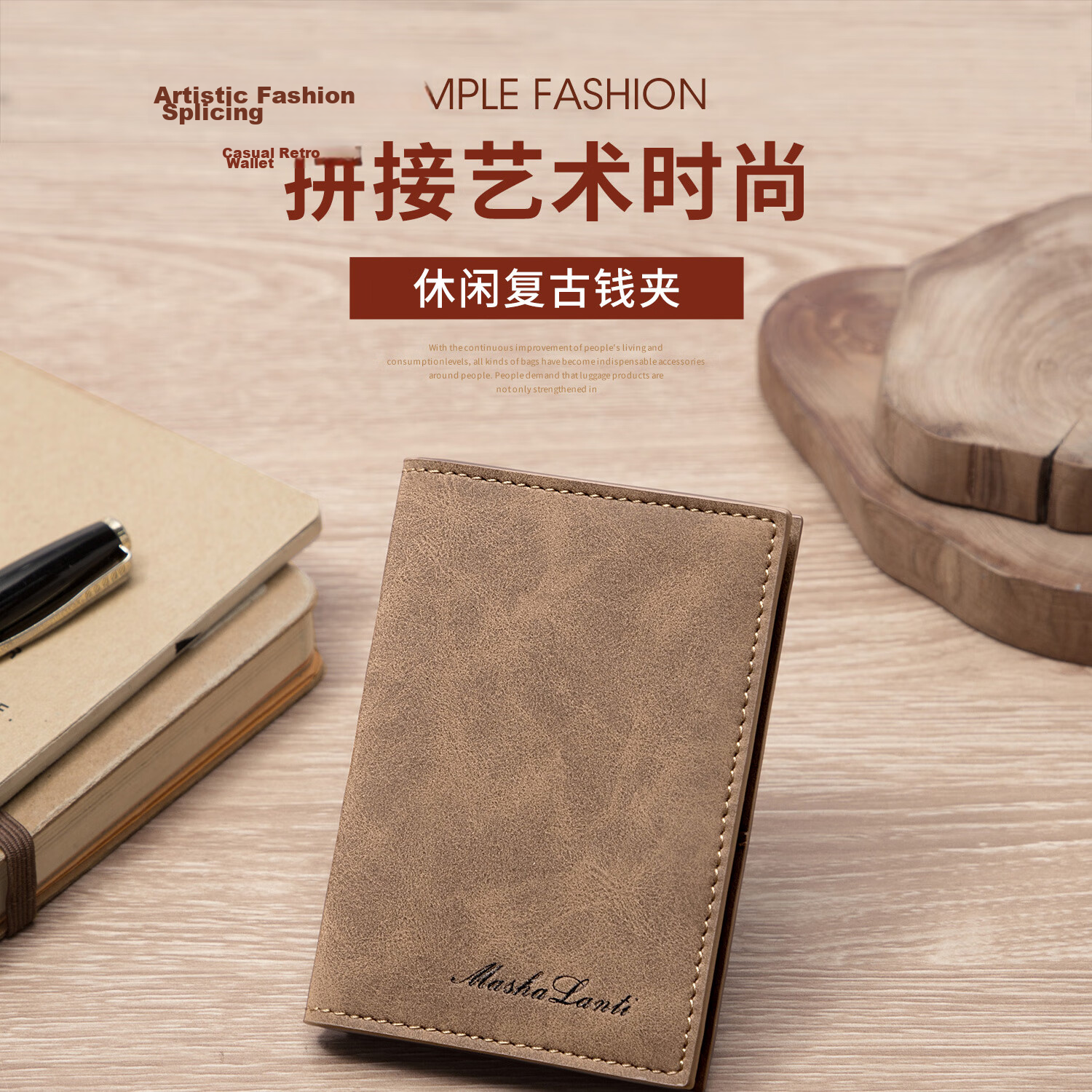 MashaLanti Ultra-Thin Mini Card Holder Men's Business Card Case Driving License Wallet Men's Bank Card Holder Premium Birthday Gift 1