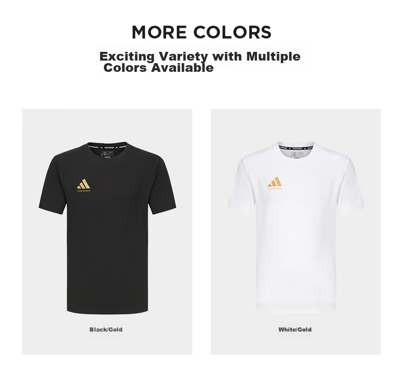 Adidas Men's Summer Sports Quick-Dry Breathable Lightweight Round Neck T-Shirt [Quick-Dry] Dark Gray L 4