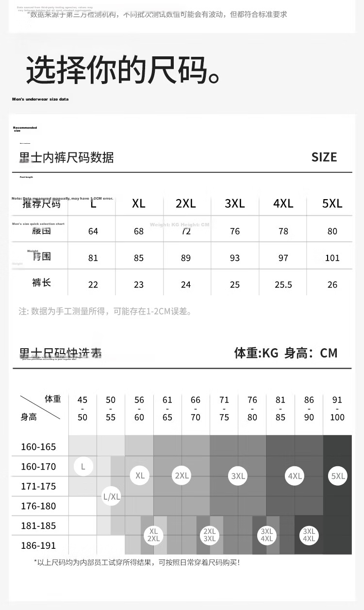 Yalu [] A-Class Cotton Crotch Antibacterial Pure Cotton Men's Mid-Waist Boxer Briefs 26