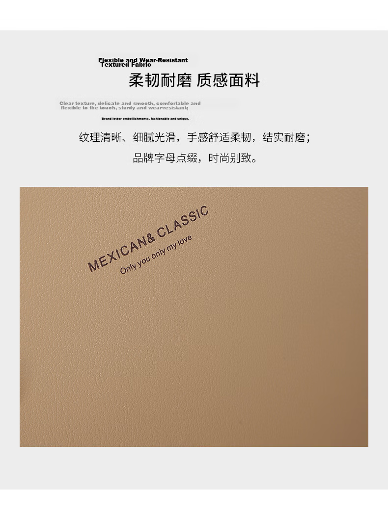 MEXICAN Handbag for Women, 2026 Light Luxury Shoulder Crossbody Bag, Tote Mom Bag, Valentine's Day Gift for Wife Or Girlfriend 8