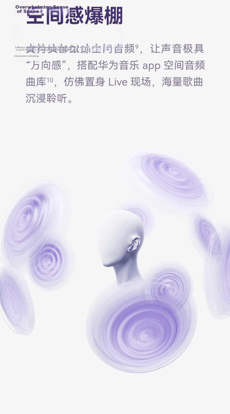 HUAWEI FreeBuds 6 Yuexiang Earphones, Bluetooth Semi-Open Headphones, Two-Way Silent Communication, Translation Function, Water Drop Earphones, Rose Gold 23