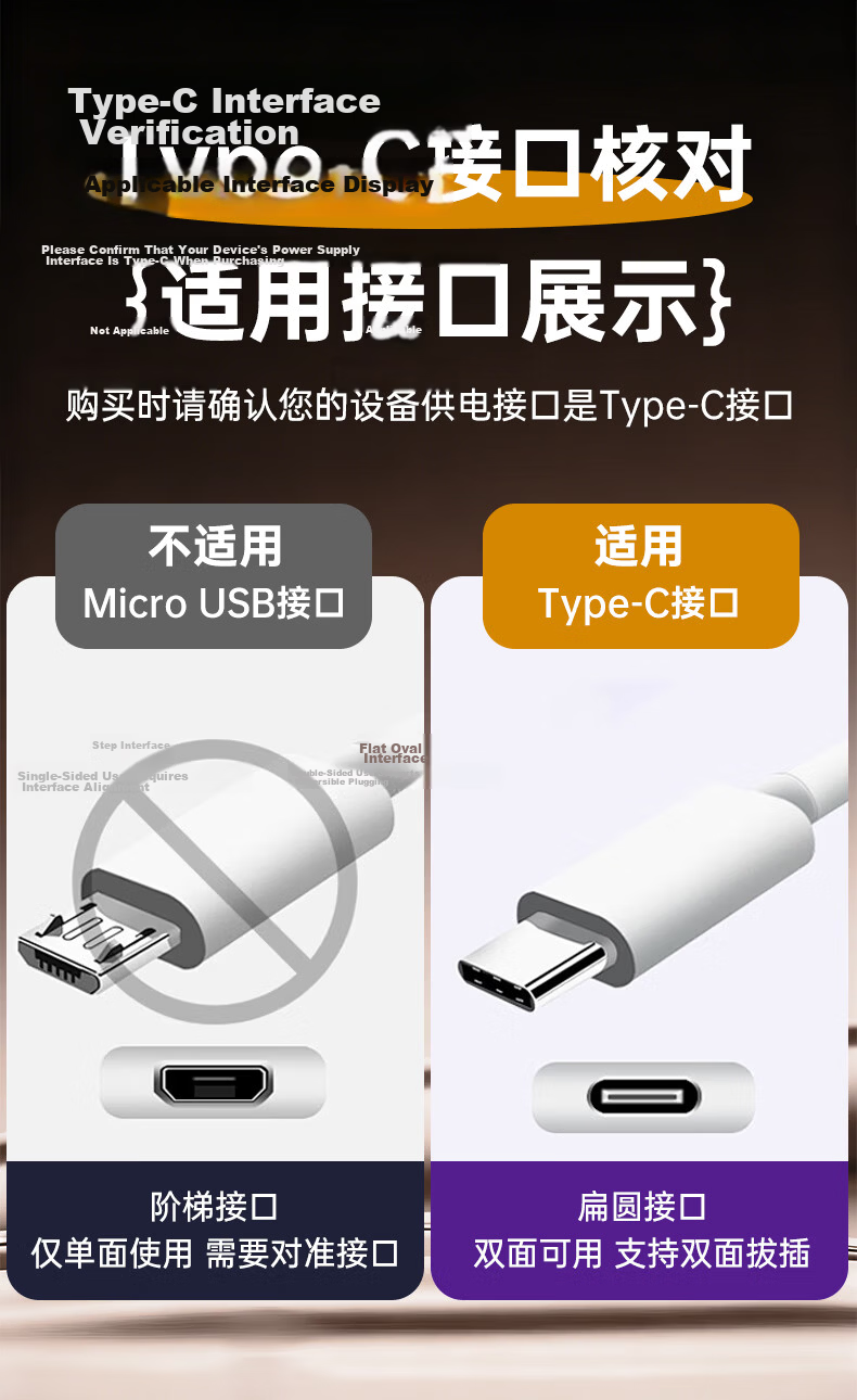 Chaofan Power Extension Cable Compatible with Yingshi Camera C6c, Type-C Charging Cable, 8 Meters, for C60p/c7/e4p/hb8 H6 CB1 CB3 S10 4G Version Surveillance Power Cord 6