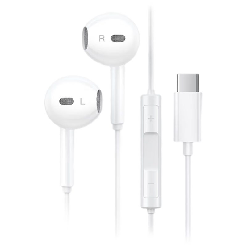 Huawei Original Type-C Wired Earphones for Mate70 Pro Mate60 Pro P60 P50 P40 P30 Nova 9 10 1180 90 100 Compatible with Apple 15 with Storage Bag