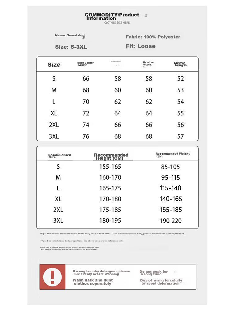 POUM American-Style Trendy Sweatshirt for Men, Spring And Autumn Casual Loose-Fitting Sports Couple Long-Sleeve POW03 Black 2XL 10