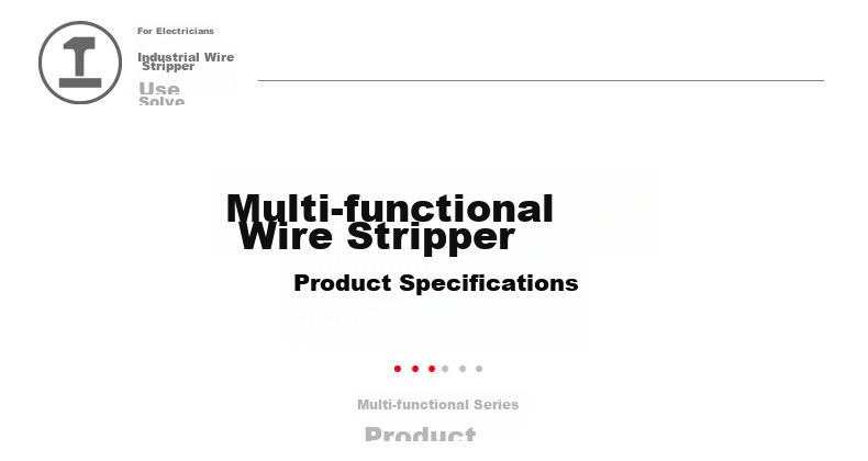 GREENER 7-Inch Multi-Function Wire Stripper and Crimping Pliers Electrician Wire Stripping Tool Household Wire Cutter 18