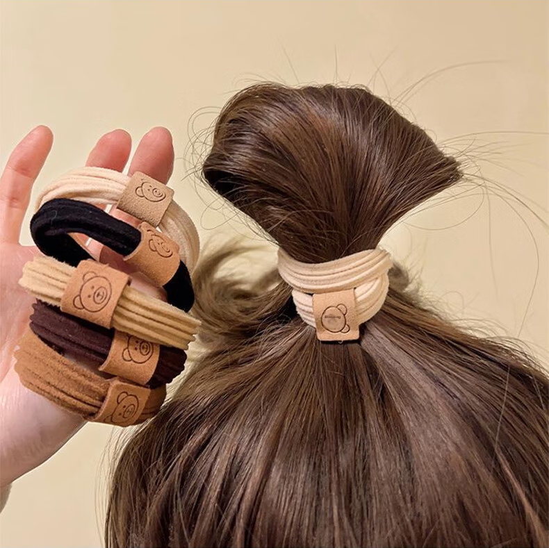 Chense Hair Ties [80 Pieces], Seamless Elastic Bands, High-Elasticity Rubber Bands for Ponytails And Buns 8