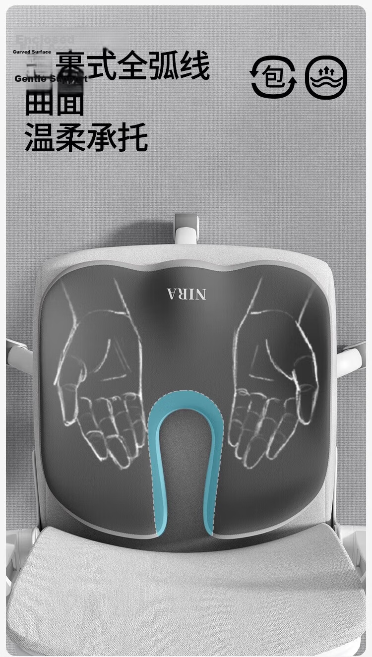 Nila Office Seat Cushion Coccyx Pain Relief Pad Tailbone Injury Pressure Relief Cushion Fracture Protection Pad 4