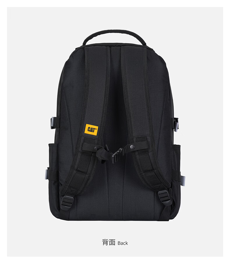 CAT 15-inch Laptop Backpack Large Capacity Travel Outdoor Student School Bag Black 84711 17