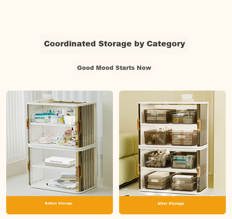JD Jingzao Cocoa Storage Box Small Size No Lid Set of 3 Desktop Snack Toy Organizer Clothes Storage Box 10