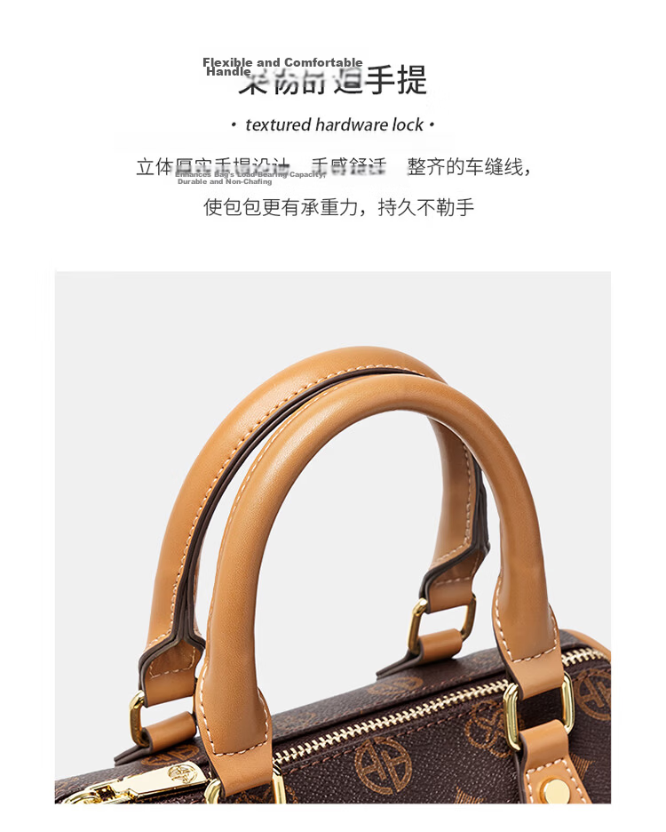 Aokang Women's Handbag, Trendy Boston Tote Bag, Light Luxury Crossbody Shoulder Bag, Birthday And 520 Gift for Girlfriend Or Wife 10