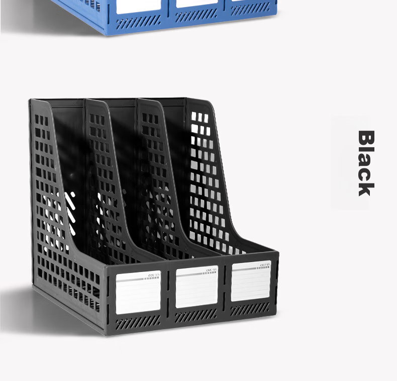 Deli 4-Tier Desktop File Organizer Document Holder Office Storage Rack Gray 13