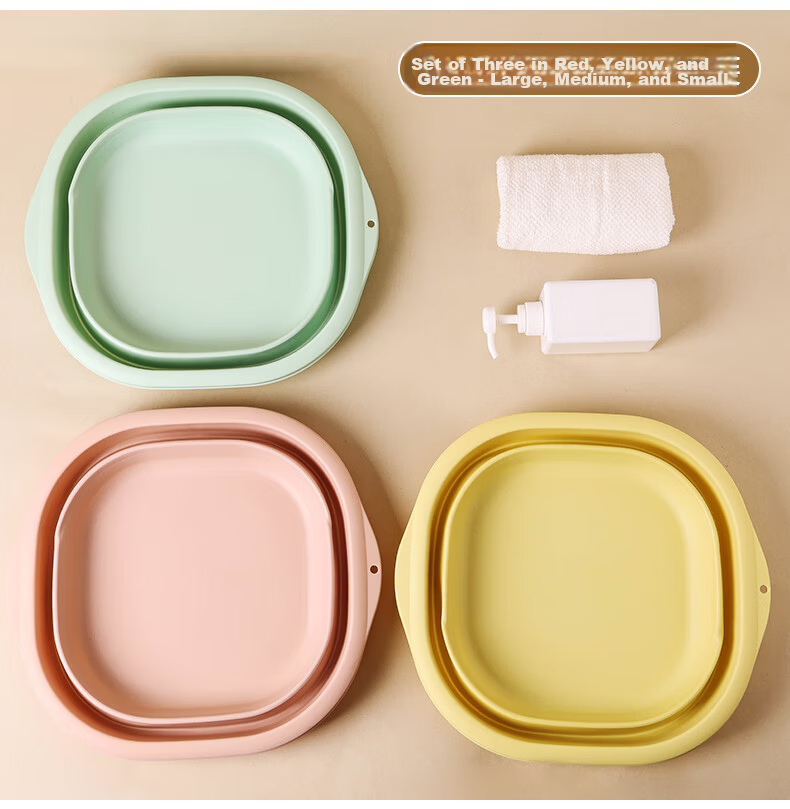MR Tete Large Plastic Basin 58cm Children's Baby Bath Basin Student Laundry Basin Pet Washing Foot Face Basin Mop Basi 6