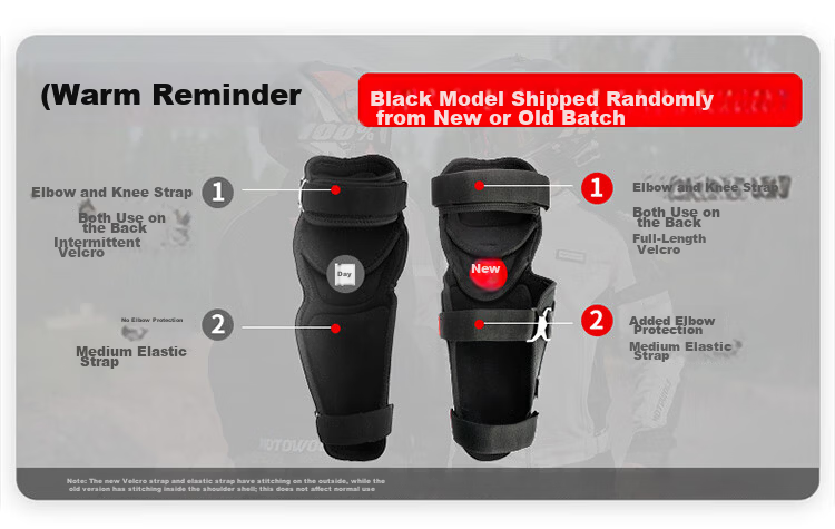 MOTOWOLF Motorcycle Protective Gear, Summer Windproof Knee And Elbow Pads, Anti-Fall Motorcycle Riding Protection, Leg Guards, Windproof Rider Equipment for All Seasons 25
