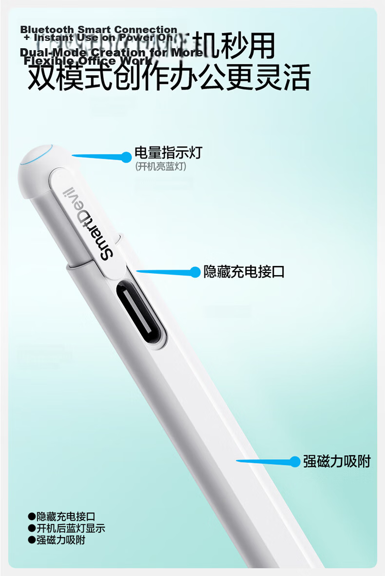 Shanmo Compatible Huawei M-Pencil 3rd Gen Stylus Pen [Magnetic Bluetooth | Instant Use] Honor Capacitive Pen for Pad 11.5s/Pro 12.2/Air 12 [Top Edition] 17