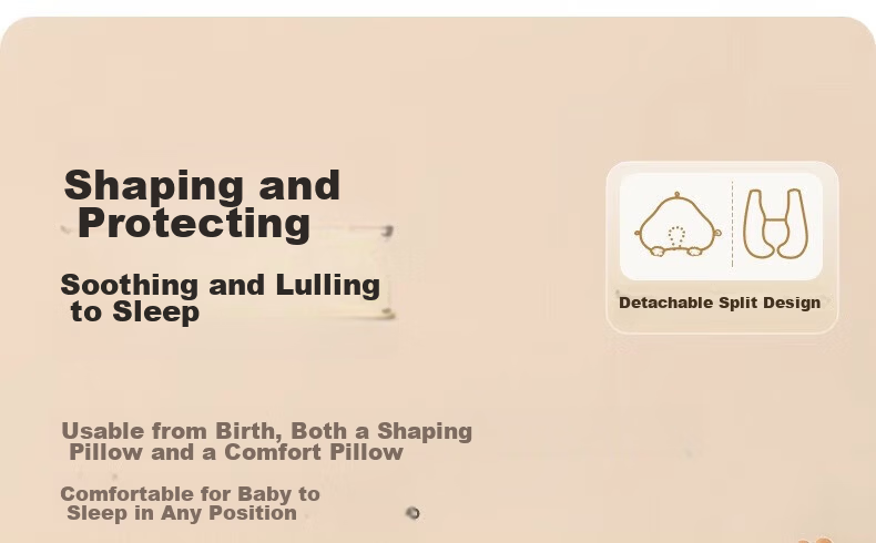Beitaisi Anti-Reflux Ramp Pad, Baby Feeding Ramp Pillow, Anti-Choking Milk Spill Lying Feeding Breastfeeding Pillow for 0-6 Months 6