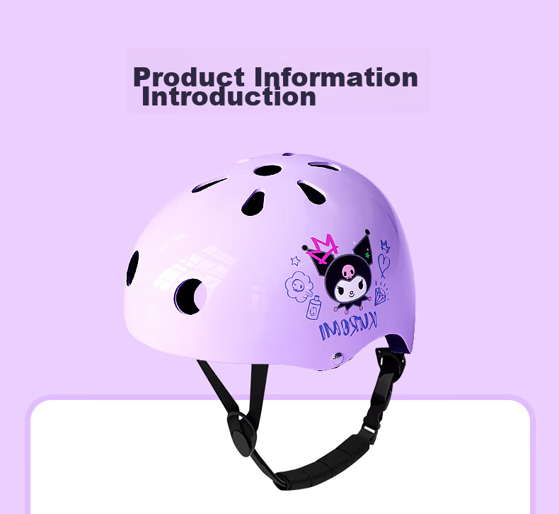 Mesuca Helmet with Light Kids Roller Skating Protective Gear Night Riding Skateboard Inline Skates Balance Bike Bicycle Scooter Knee Pads 25