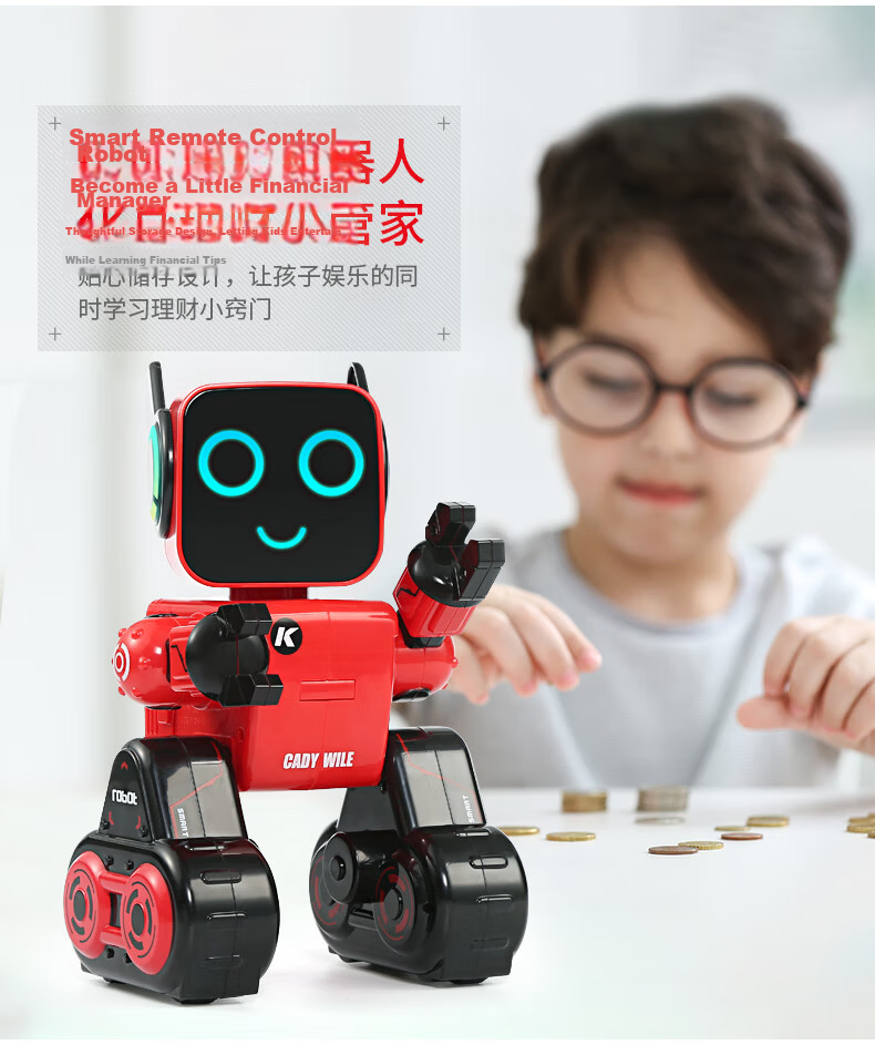Jingda Remote Control Smart Robot Toy Programmable Toy for Boys Ages 3-6 Early Education Birthday Gift 2