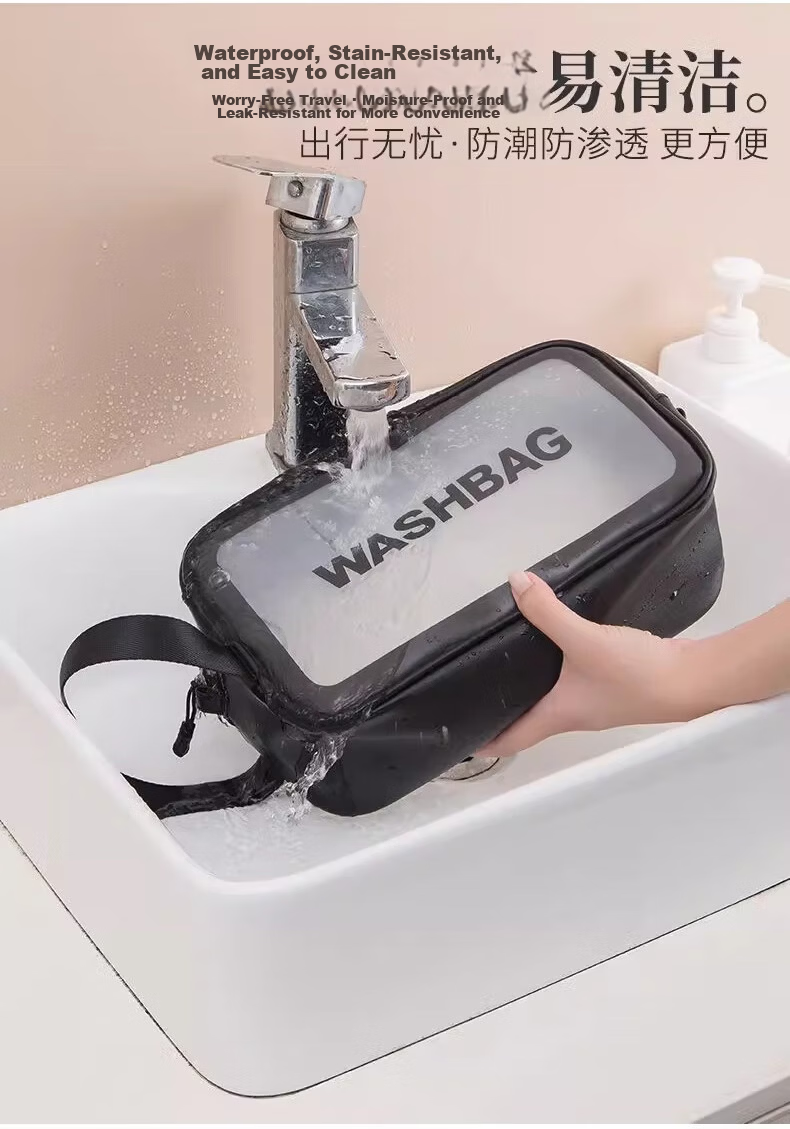 Jinghui Sichuang Travel Toiletry Bag Portable Swimming Storage Bag Business Trip Essential Waterproof Large Capacity Makeup Bag with Wet and Dry Separation 6