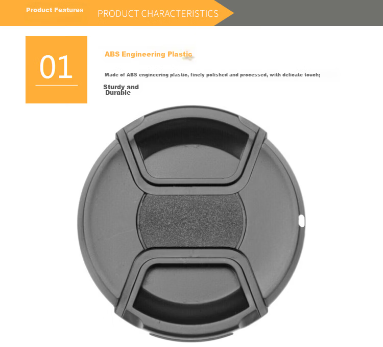 Earlymen 58mm Lens Cap, DSLR Camera Lens Protector, Suitable for Nikon, Canon, Sony, Fuji, Tamron, Olympus, 58mm Diameter Mirrorless Cameras 5