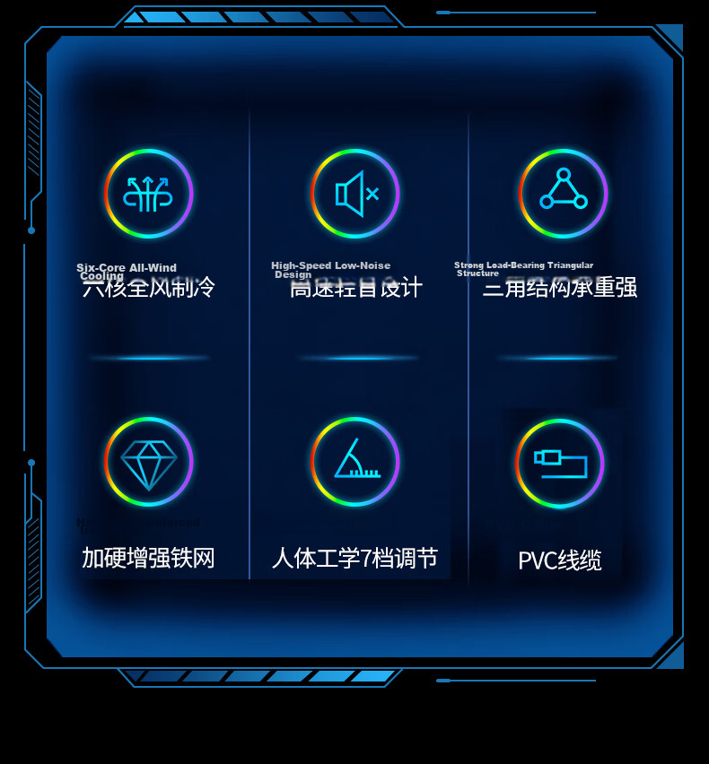 Lenovo Legion Y9000P/R9000P Gaming Laptop Cooling Pad Mechanical Revolution Jiao Long Laptop Stand Cooling Stand 3