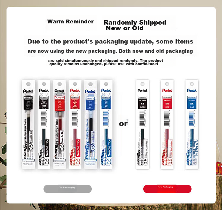 Pentel 0.5mm Quick-Drying Gel Pen Refill (Compatible with BLN75TL) XLRN5TL Blue 10-Pack 1