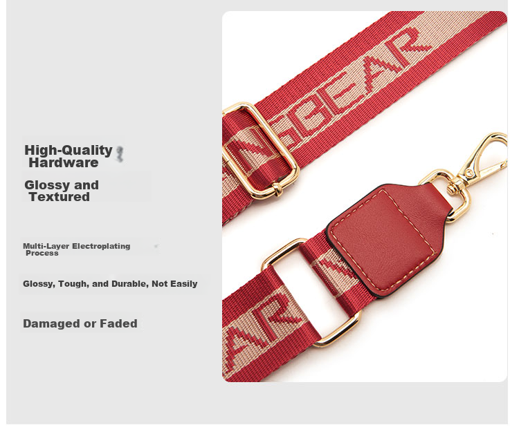 Bear Affection Women's Sports Running Multifunctional Lightweight Chest Bag Wide Shoulder Strap Single Shoulder Crossbody Bag Valentine's Day Gift 8