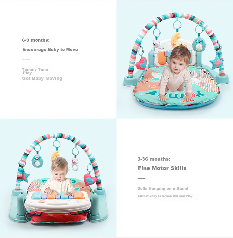 Beienshi Baby Gym with Foot Piano, Gift Box for 0-1 Year Old Newborns, Musical Toy G104 Remote Control Versio 5