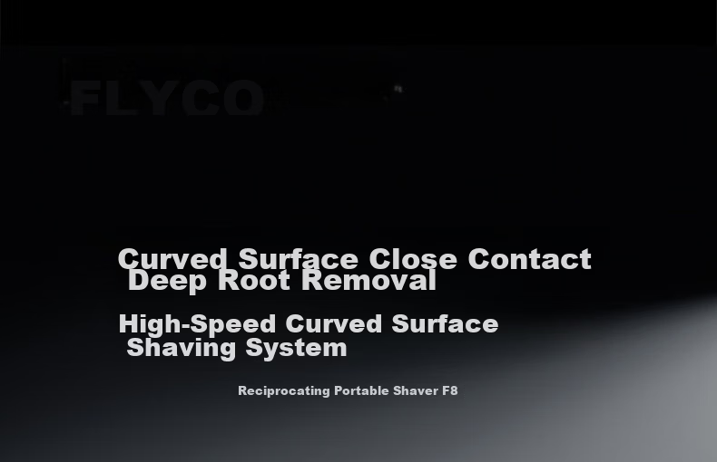 FLYCO F8 Starry Silver Men's Electric Rotary Shaver Wet and Dry Dual Use Portable Beard Trimmer Birthday Gift Recommended by Wang Yibo Limited Edition 2