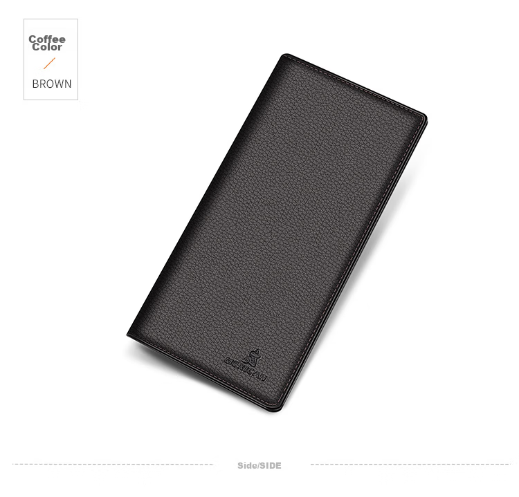 MEXICAN Men's Wallet, Top-Grain Leather Genuine Wallet, Large Capacity, Two-Fold Long Wallet, Bill Holder, Birthday Gift for Me 17