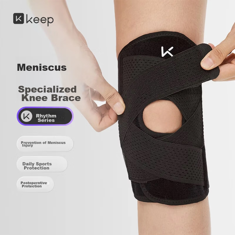 Keep Breathable Open Knee Brace Sports Running Men Women Meniscus Injury Joint Support for Hiking Basketball Badminton