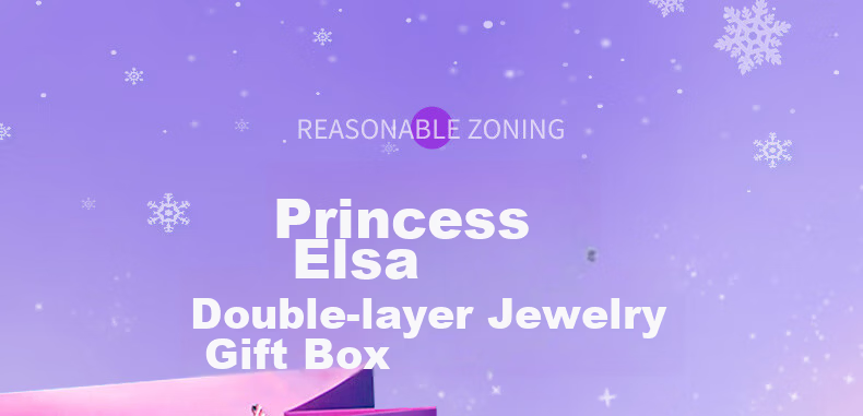 Disney Elsa Princess Children's Jewelry Box Toy for Ages 8-14, 12-Year Girl, 6-12 Birthday Gift Elsa Hair Accessories 10 17
