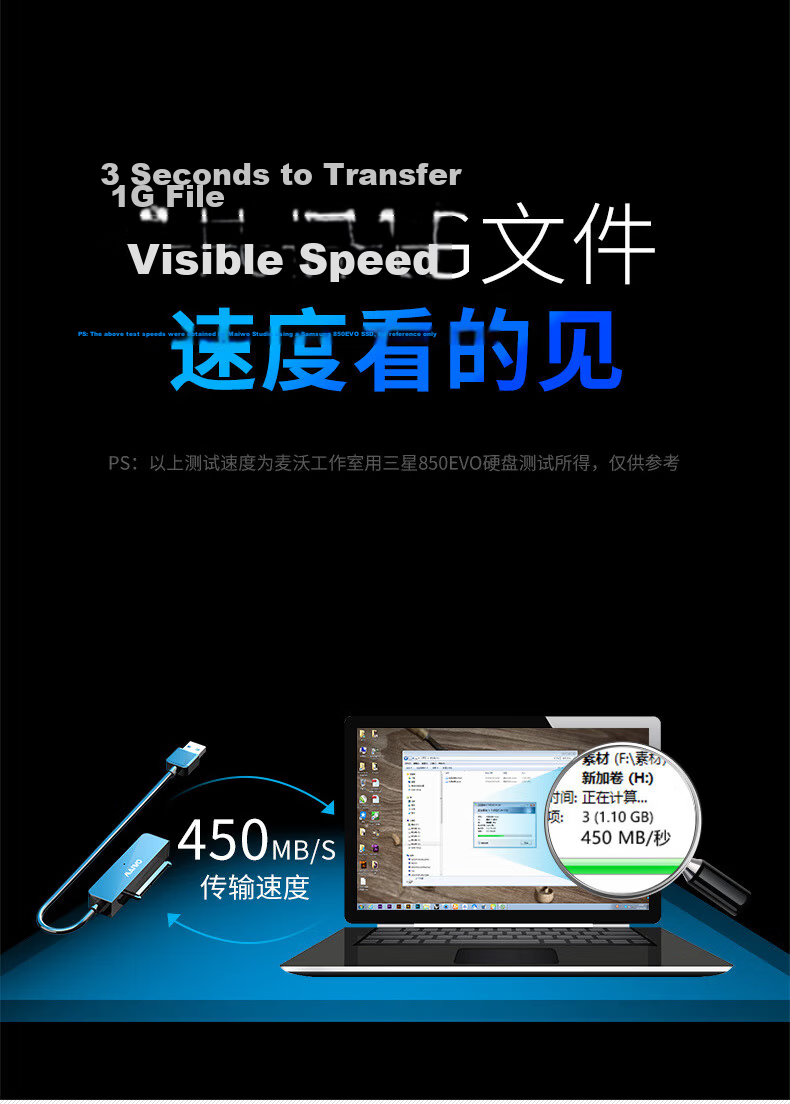 MAIWO USB 3.0 External Hard Drive Enclosure 2.5/3.5 Inch SATA HDD SSD Case for Desktop Laptop SATA Interface 5Gbps 10