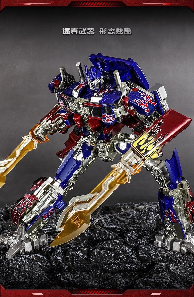 Kakaya Transforming 5-Inch Optimus Prime Toy Robot, Bumblebee Car Alloy Transformation, Boys' New Year Birthday Gift 4