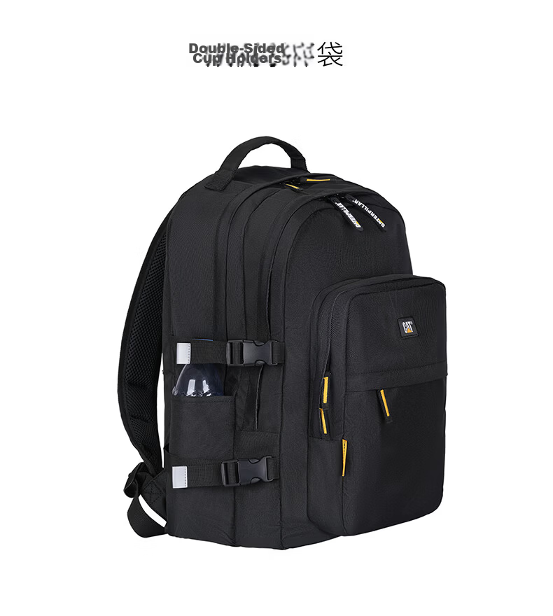 CAT 15-inch Laptop Backpack Large Capacity Travel Outdoor Student School Bag Black 84711 9