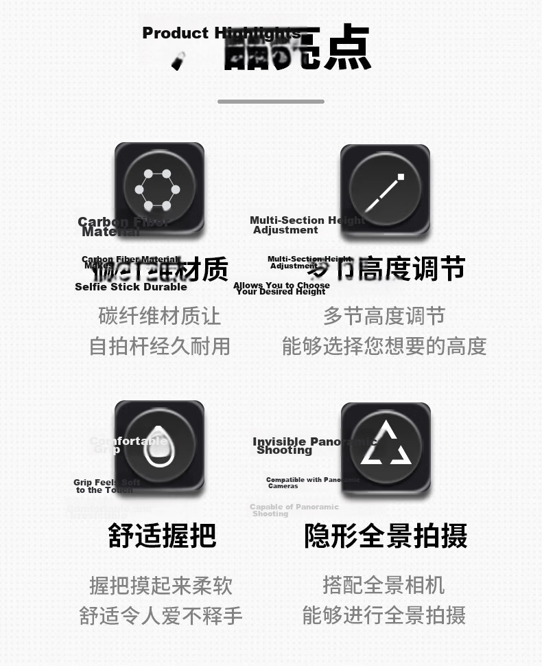 Qiye Bicycle Handlebar Bracket, Suitable for Pocket 3, DJI Action 5 Pro Camera, Instax 5 Accessories, X4 Mountain Bike, Action 6 Extension Pole 3