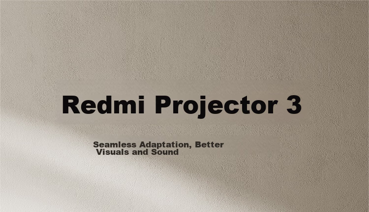 MI Redmi Projector 3 Pro, Home Projector, Smart Home Theater, High-Definition Projector, Auto Focus And Calibration, Intelligent Obstacle Avoidance, Long-Distance Voice Control 1