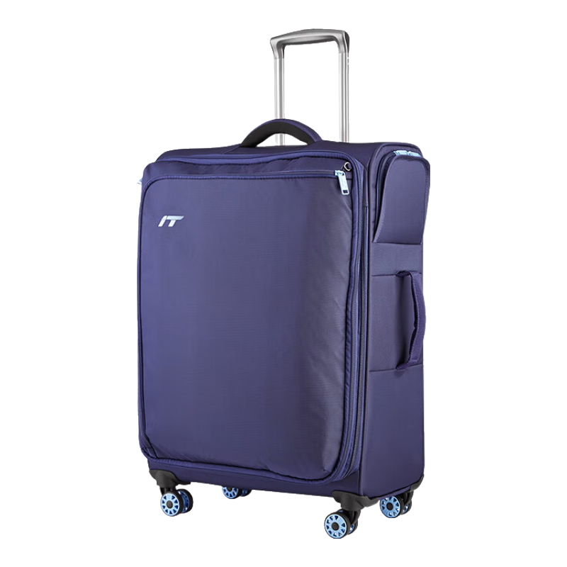 INTERNATIONAL TRAVELLER British IT Suitcase, Check-In Luggage, Spinner Wheels, Ultra-Light Suitcase, 28-Inch Oxford Cloth Soft Case, 1157 Blue