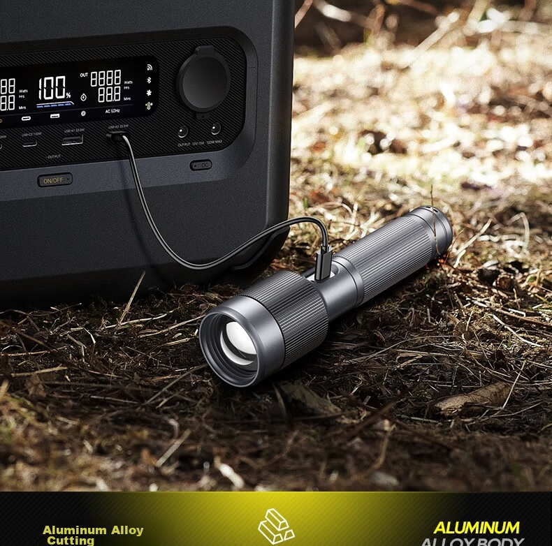 PHILIPS Multifunctional High-Power Flashlight Long Battery Life Adjustable Camping Light Detachable Battery SFL6253 23