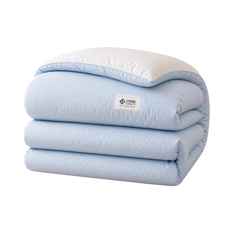 Grace Class A Fabric Quilt Thickened Autumn Winter Air Conditioning Quilt Double Four Seasons 150*200cm 5 Jin