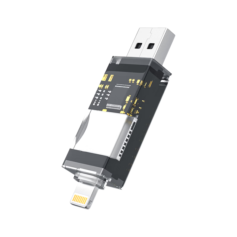 Liantuo USB/Type-C Card Reader SD/TF Multifunctional 2-in-1 OTG USB-C Mobile Card Reader Compatible with DSLR Cameras, Surveillance Recorders, and Memory Storage Cards